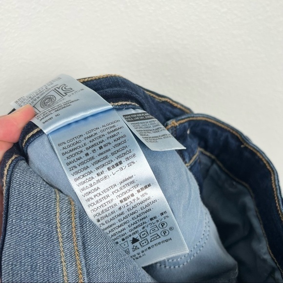 Levi’s Mid Rise Skinny Jeans Blue‎ Sz 27 - Picture 6 of 6